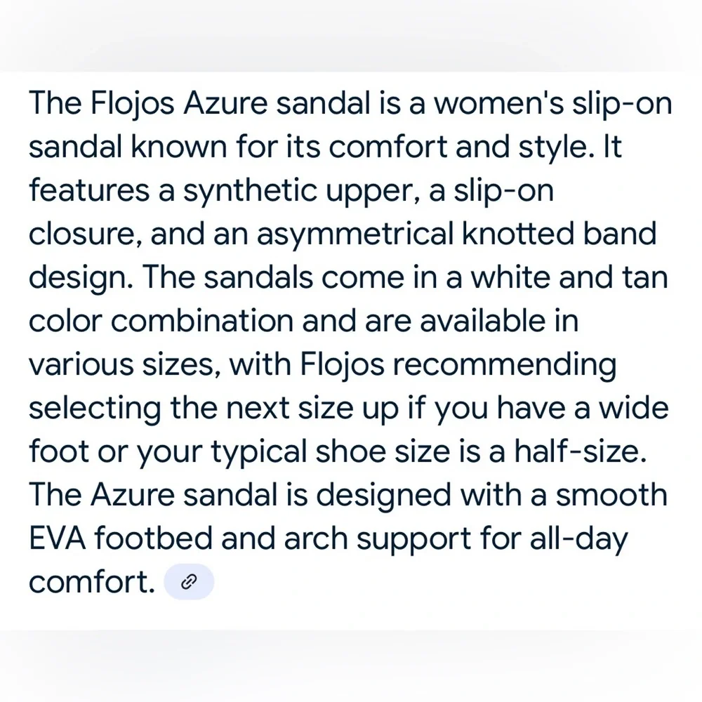 Flojos Azure - Women's woven with arch support NWOT Size 6 - Picture 8 of 8